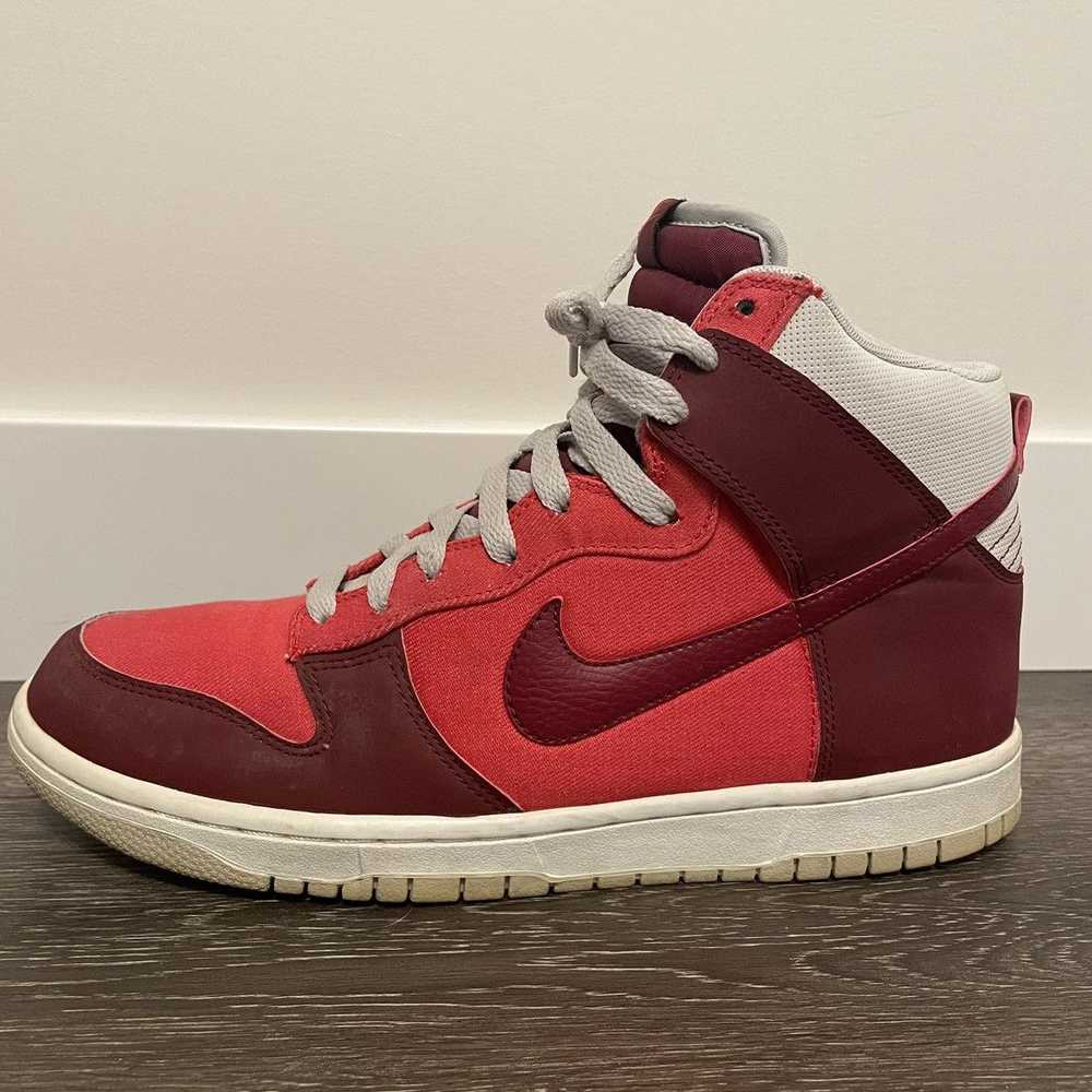 Nike Nike Dunk High Hyper Red Hi Tops - image 3