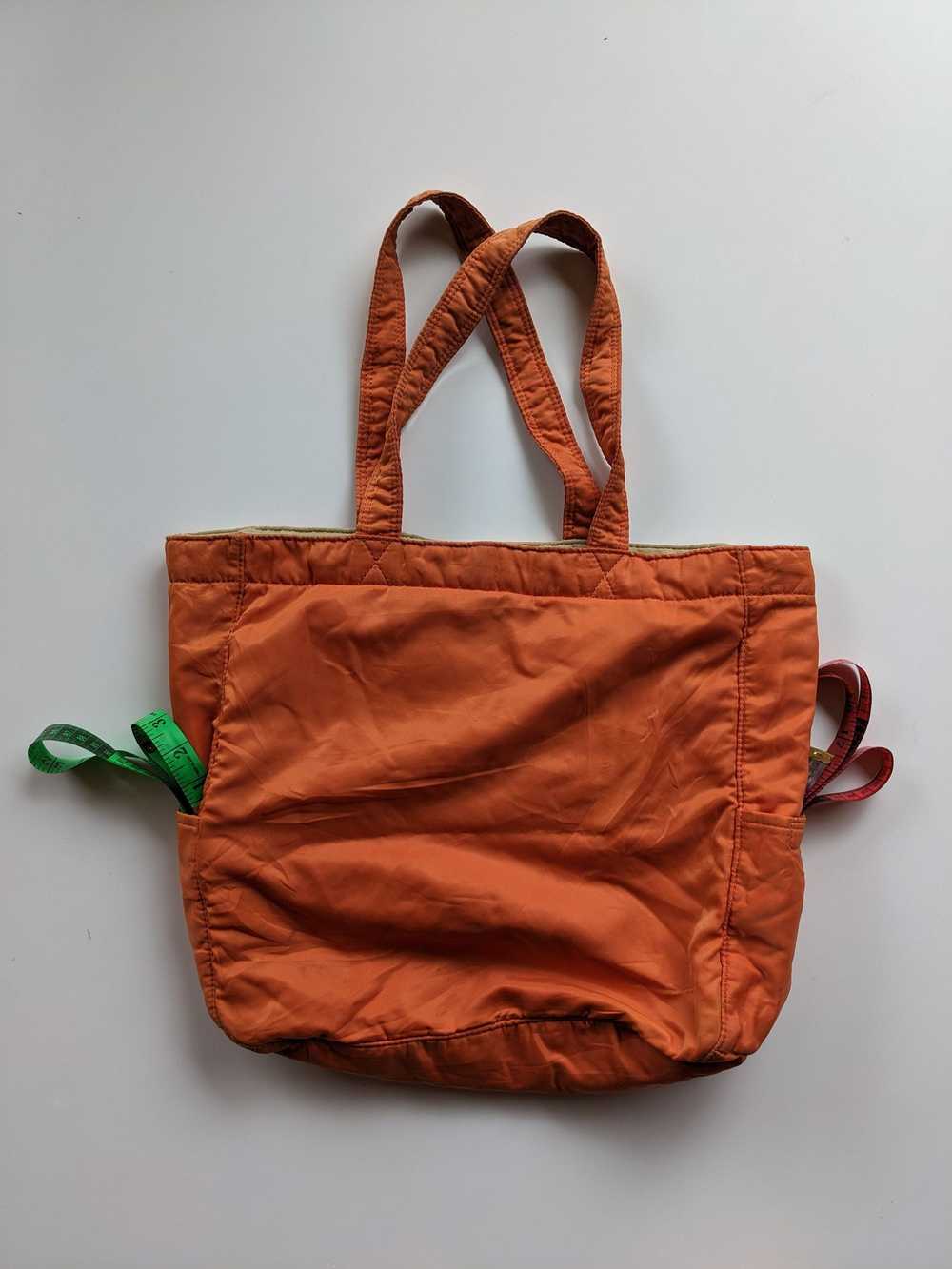 Porter Vintage Porter tote orange nylon bag - image 2