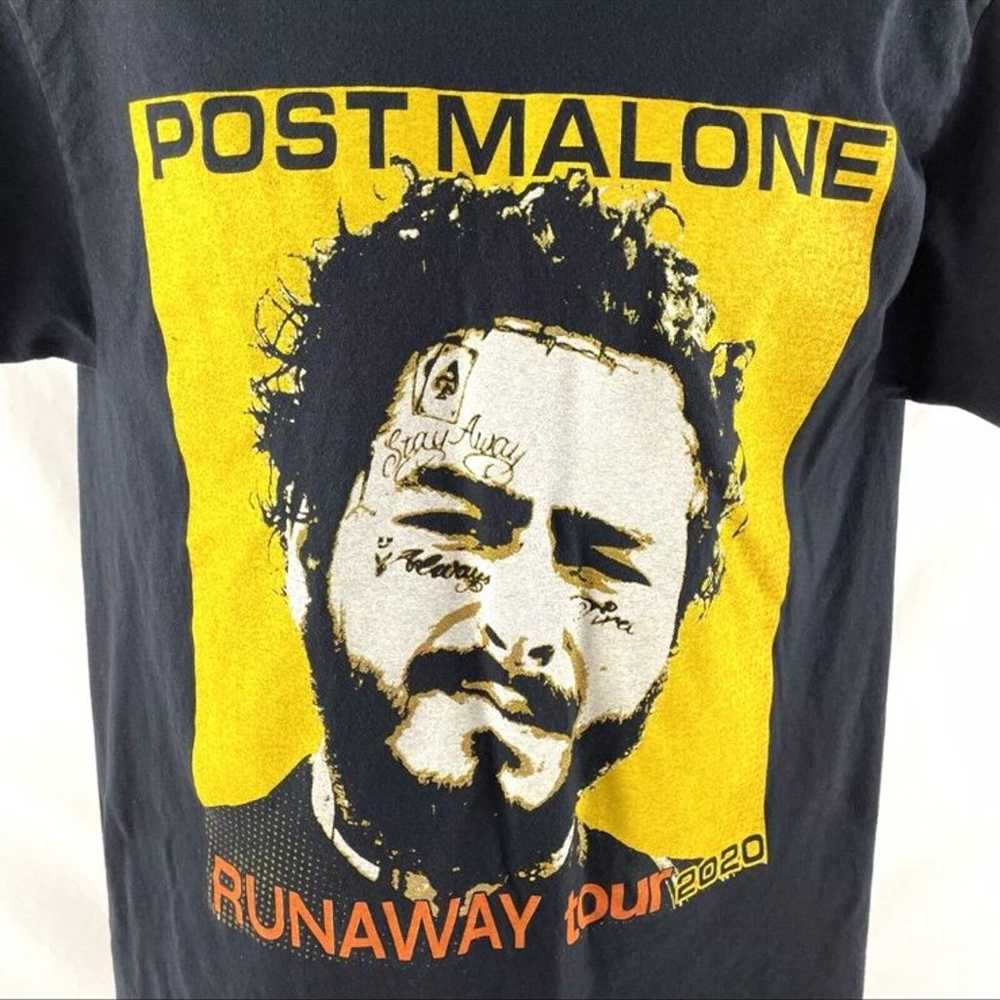 Mens Post Malone Runaway Tour 2020 Double Sided G… - image 2