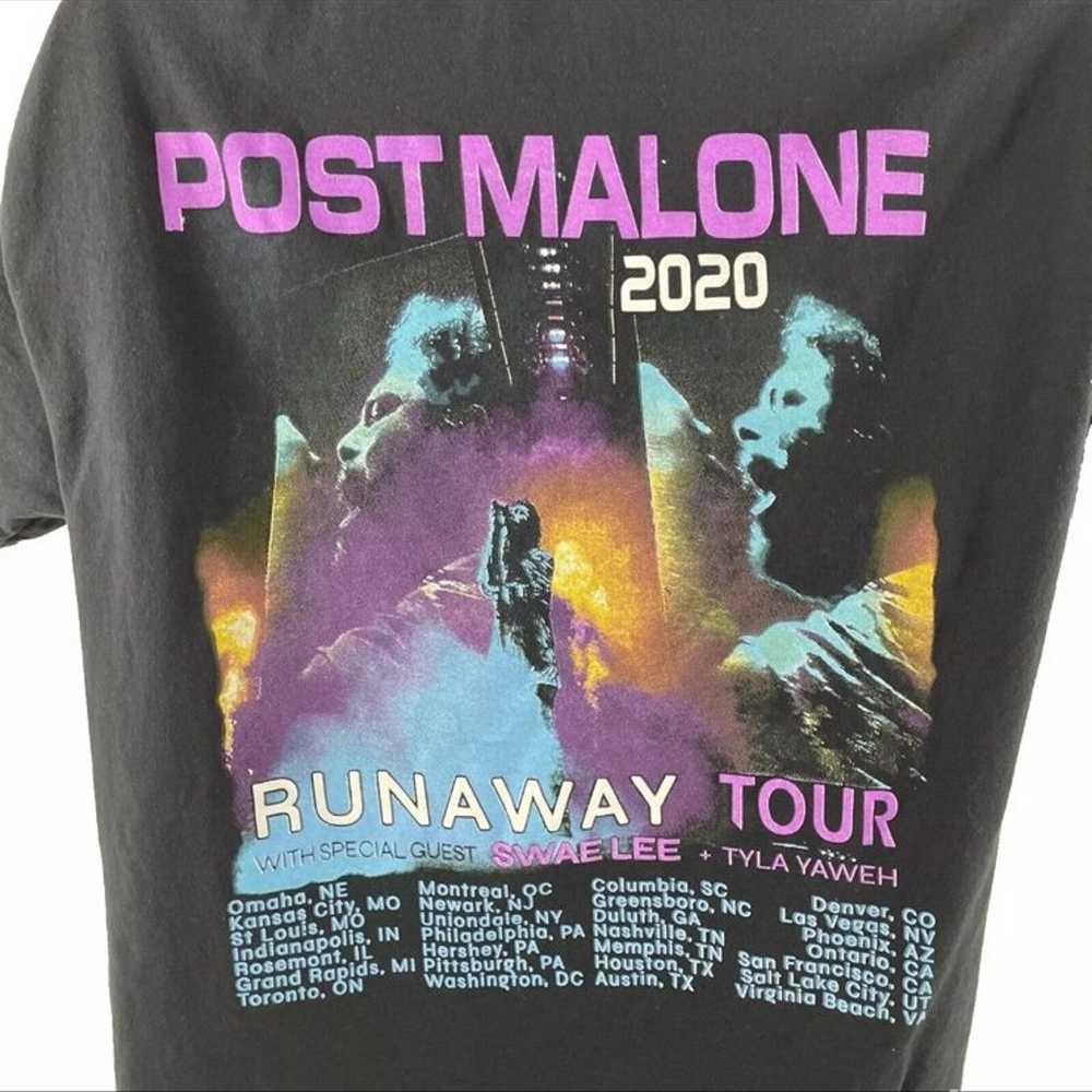 Mens Post Malone Runaway Tour 2020 Double Sided G… - image 4