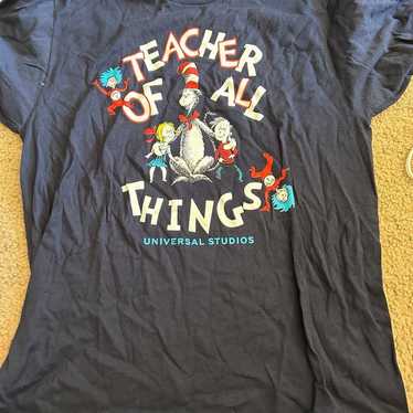 Dr Seuss teacher of all things t shirt - image 1