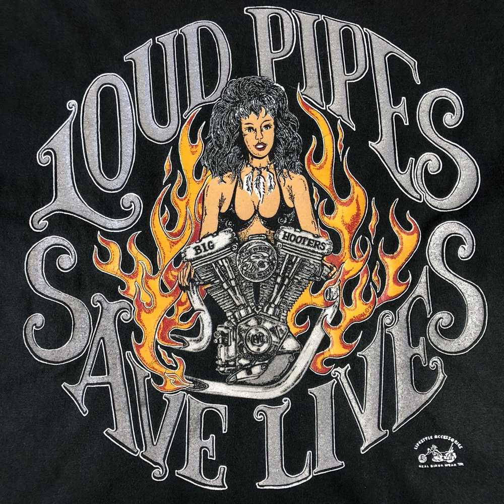 Harley Davidson × Jerzees × Vintage Loud Pipes Sa… - image 4