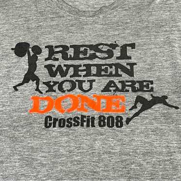 CrossFit 808 Gray Shirt XL Honolulu Hawaii - image 1