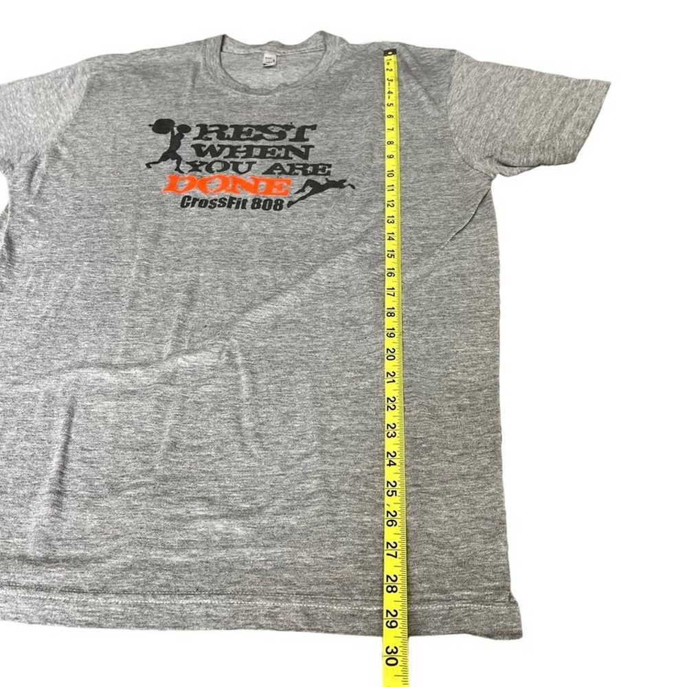 CrossFit 808 Gray Shirt XL Honolulu Hawaii - image 5