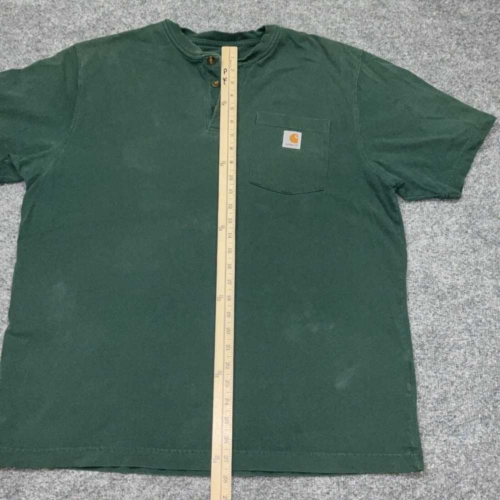 Carhart Shirt Mens Size Large Green Original fit … - image 4