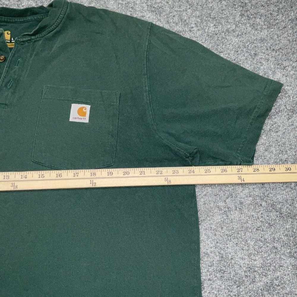 Carhart Shirt Mens Size Large Green Original fit … - image 5