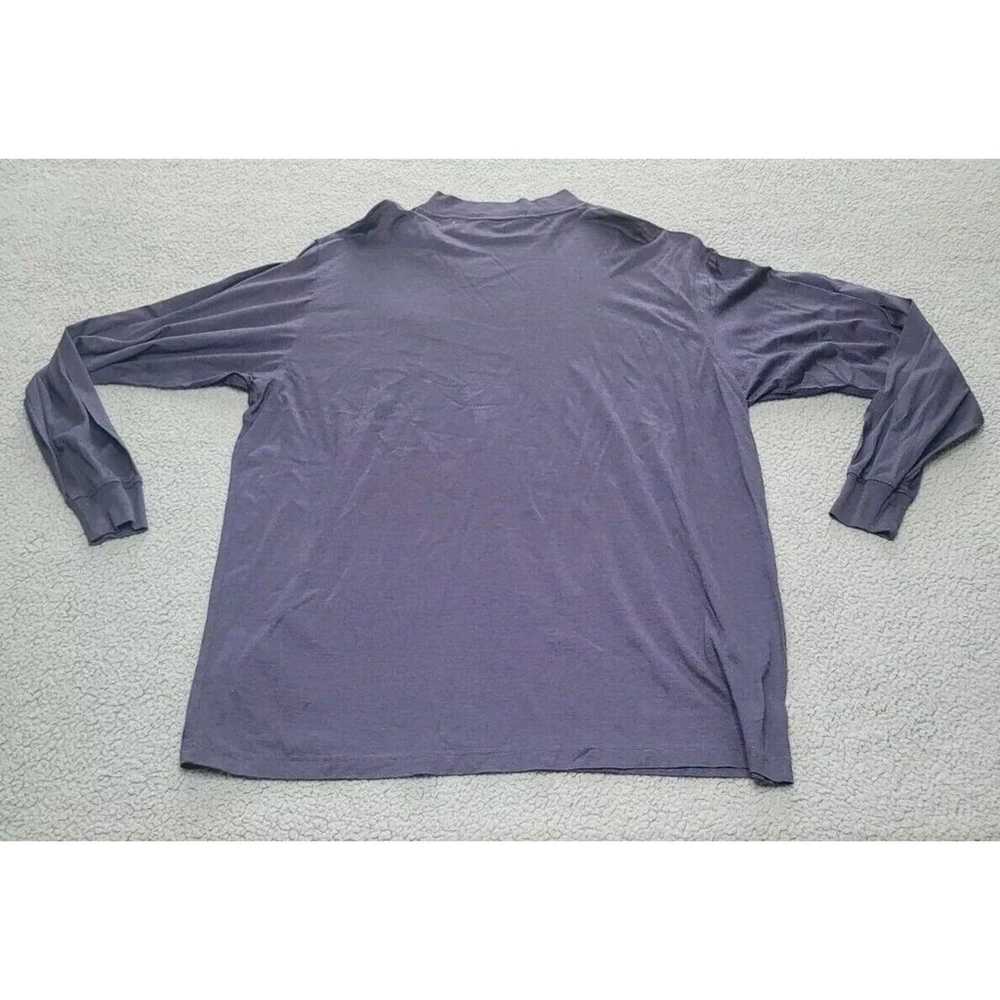 Carnoustie Shirt Mens XXL Purple Long Sleeve Mock… - image 7