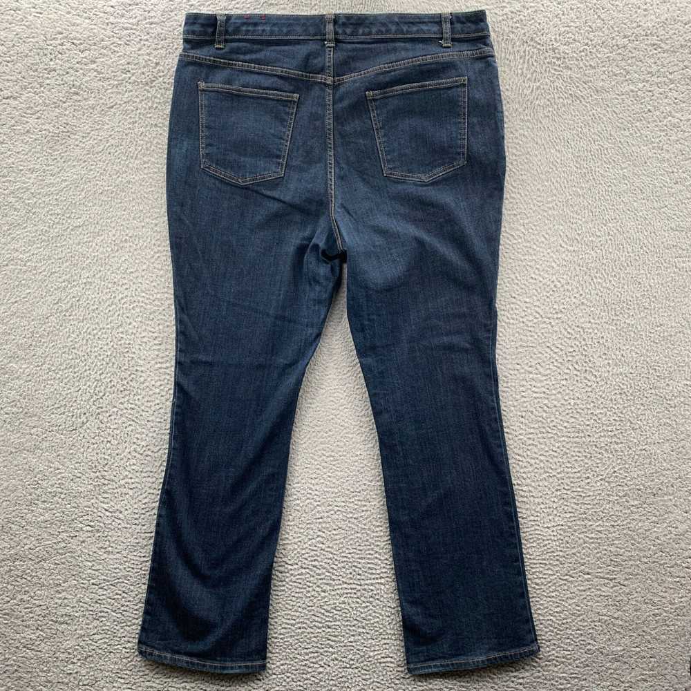 Talbots TALBOTS Womens Jeans Plus Size 16W Dark W… - image 2