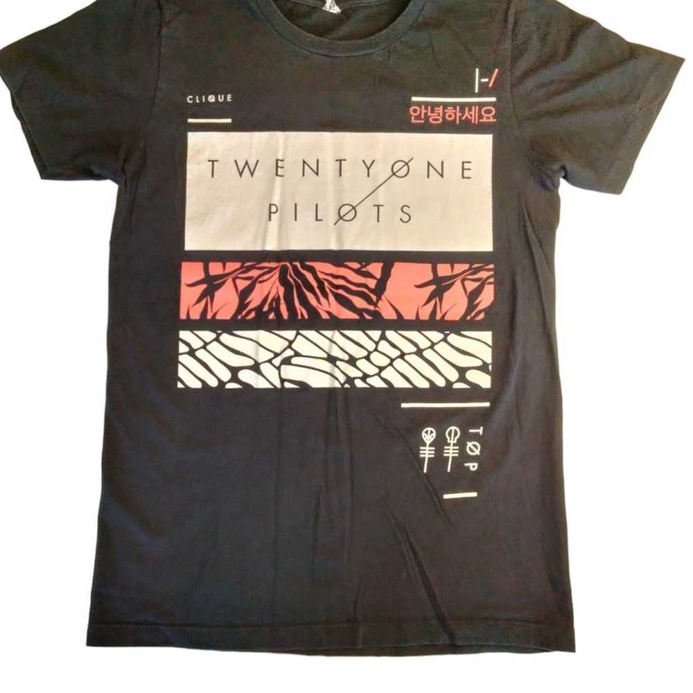 Twenty One Pilots Band Black Short Sleeve Shirt 
… - image 1