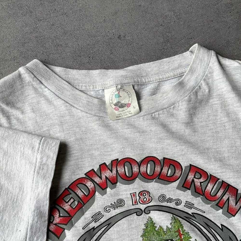 Vintage 1995 Redwood Run Bike Rally T Shirt - image 4