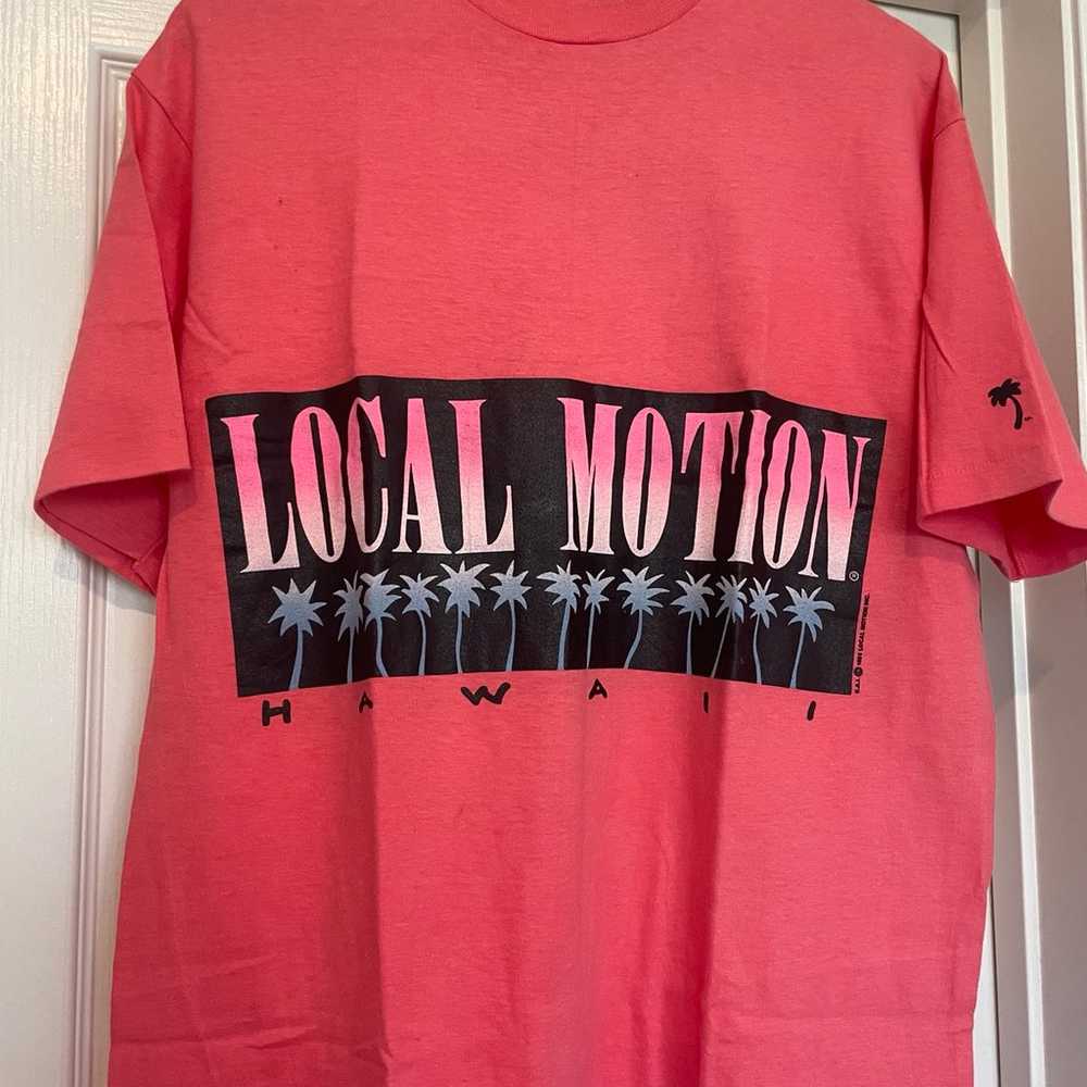 Vintage 80s Hawaii t shirt local motion - image 1