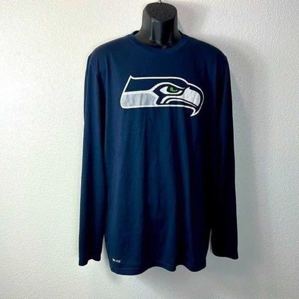 Men's Nike College Navy Seattle Seahawks Primary … - image 1