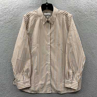 Vintage FOXCROFT Shirt Womens Size 18 Button Up B… - image 1