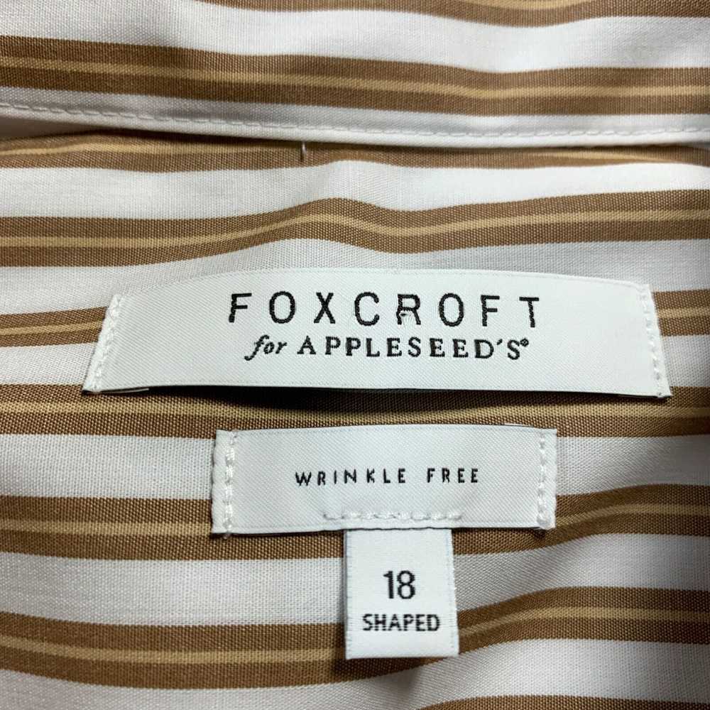 Vintage FOXCROFT Shirt Womens Size 18 Button Up B… - image 3