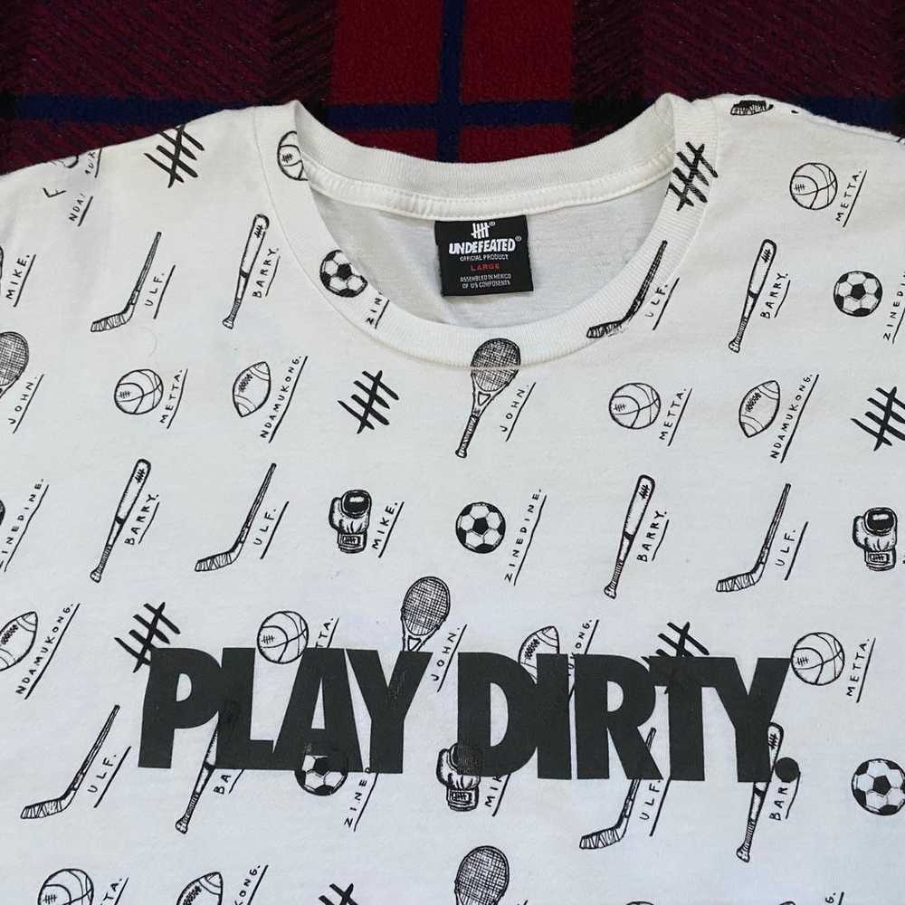 Undefeated “Play Dirty” Streetwear Men’s All-Over… - image 2