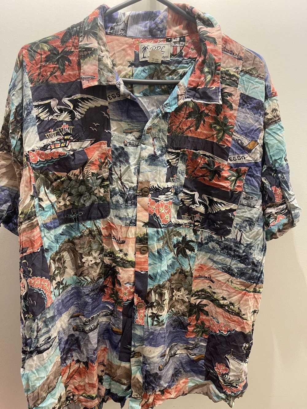 RRL Ralph Lauren Rrl Hawaiian print button up - image 1