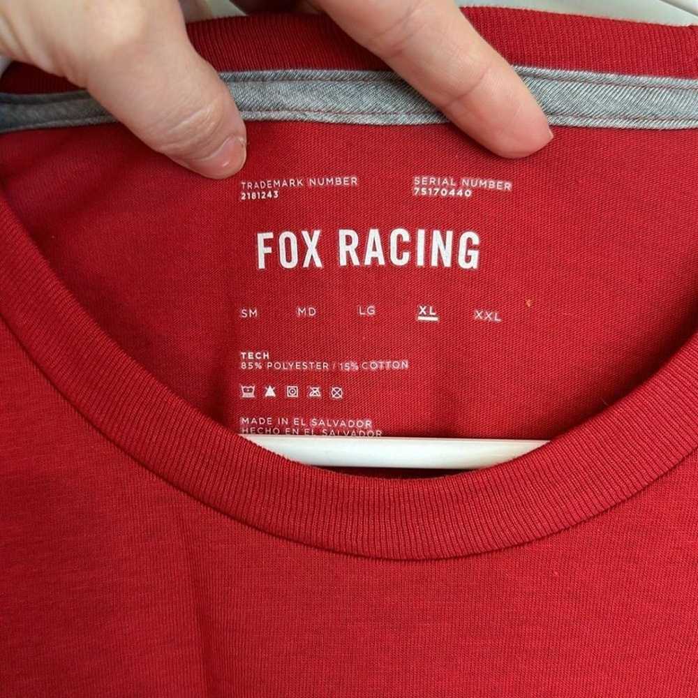 Fox Racing Tech Red Motorsports Short Sleeve T Sh… - image 3