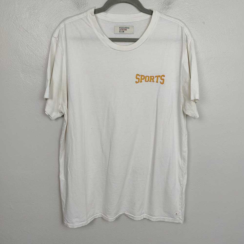 Pasadena Leisure Club Graphic T-Shirt Mens XL Whi… - image 1