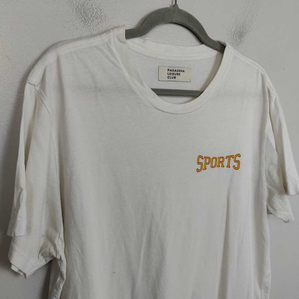 Pasadena Leisure Club Graphic T-Shirt Mens XL Whi… - image 3