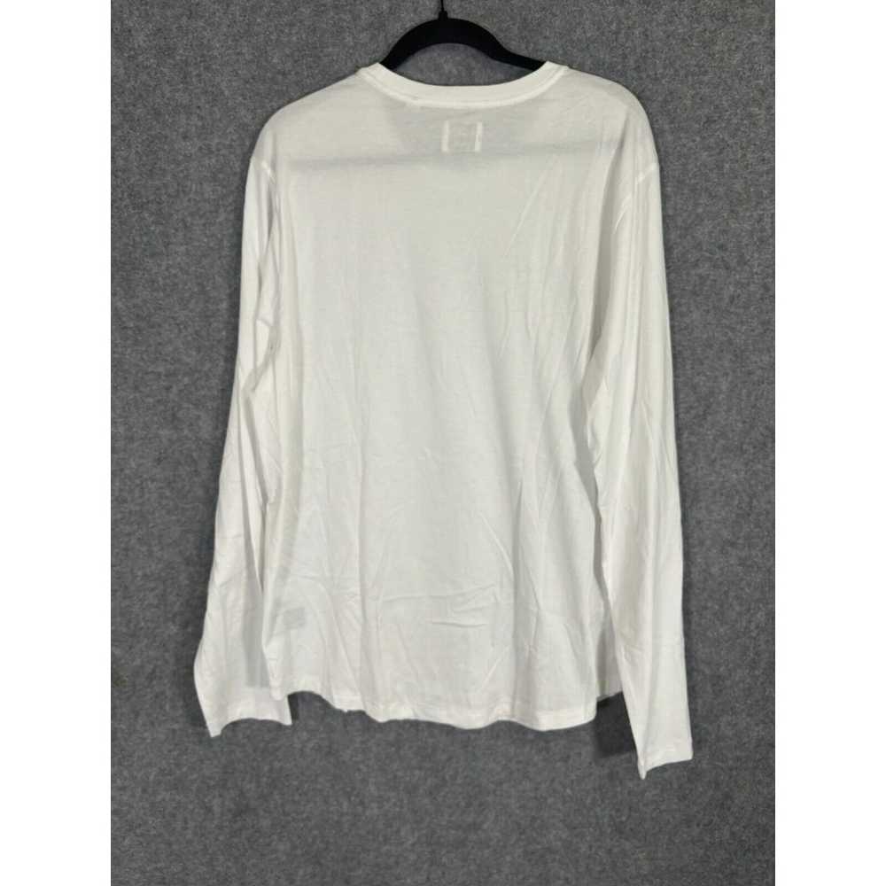 Cuts Clothing shirt Men 2XL White Curve-Hem Long … - image 6