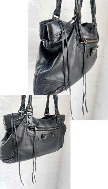 authentic Balenciaga leather large city bag