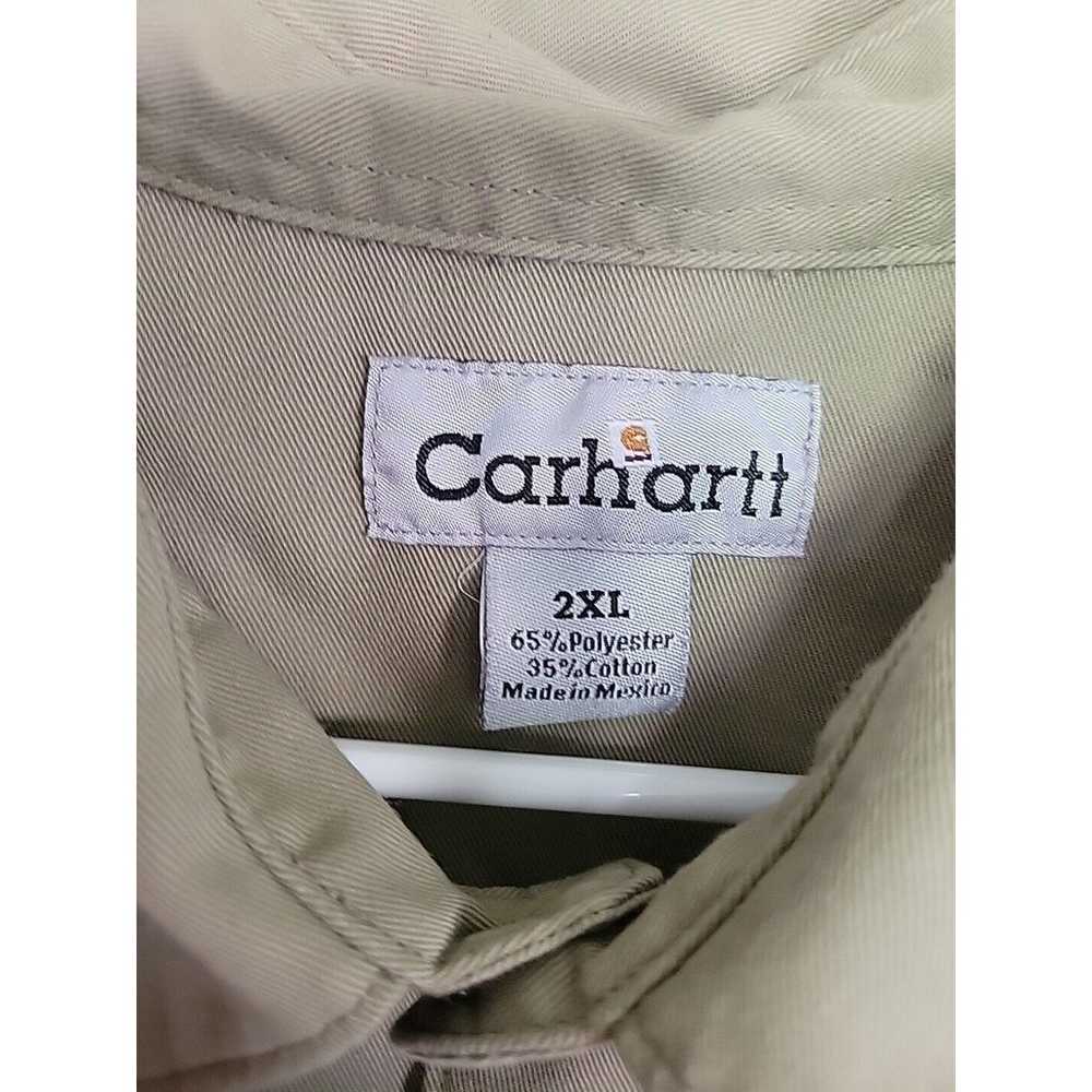 Carhartt streetwear master shirt 2XL Long Sleeve … - image 4