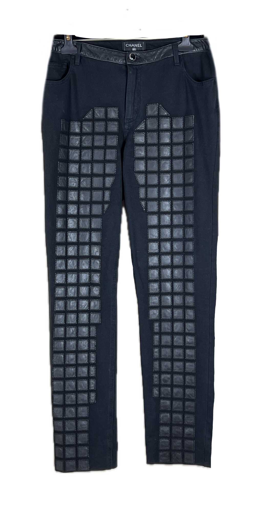 Product Details Chanel Black Mosaic Trousers - image 2