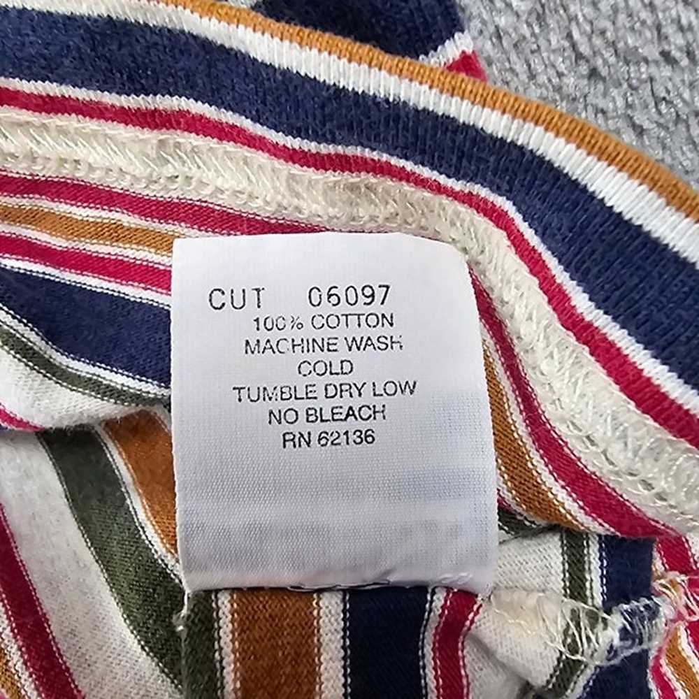 Vintage Guess Shirt Mens Small Multicolor Striped… - image 11