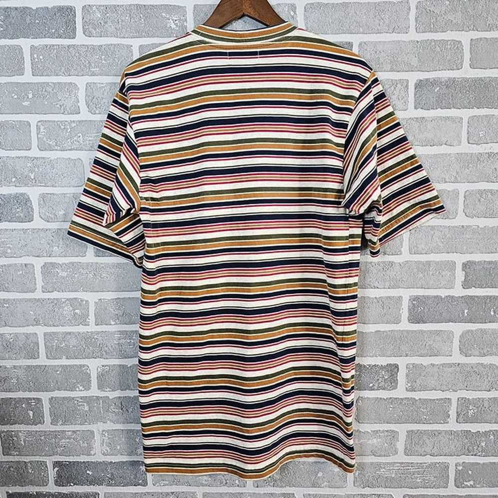 Vintage Guess Shirt Mens Small Multicolor Striped… - image 2