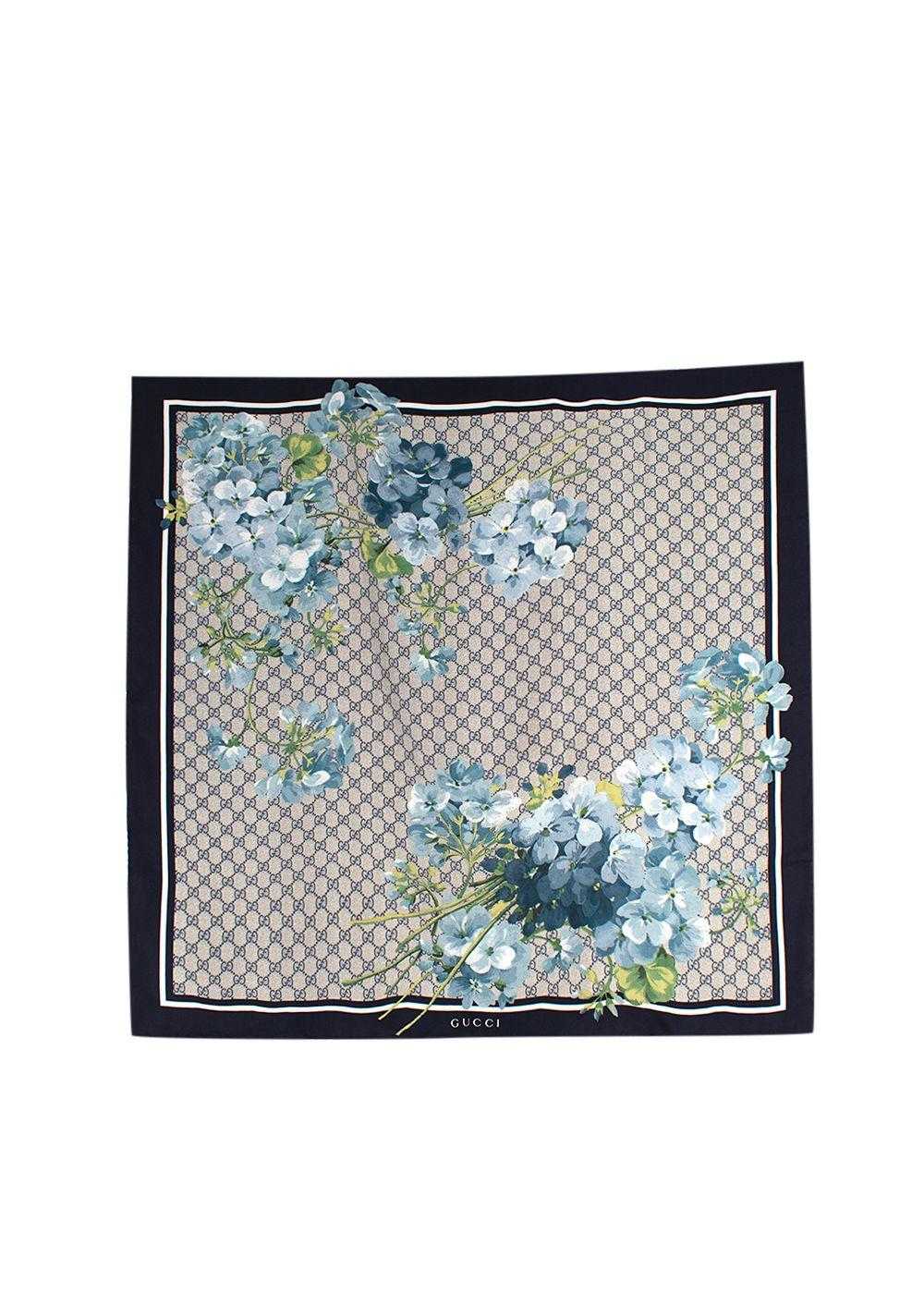 Managed by hewi Gucci Blooms Silk Scarf - image 1