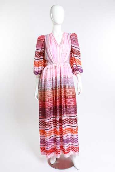 DIANE DICKINSON Paisley Stripe Dress
