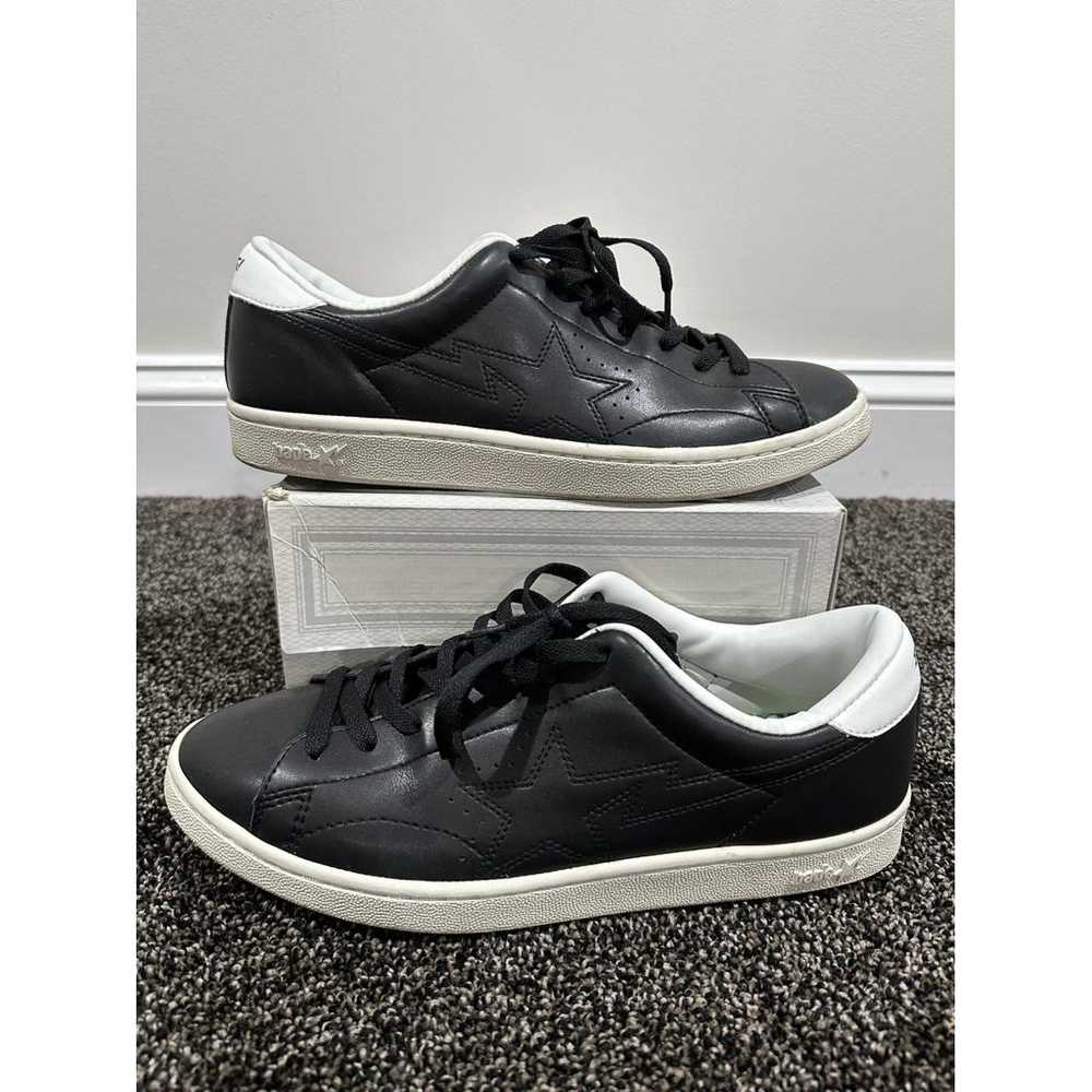 A Bathing Ape Bapesta leather low trainers - image 10