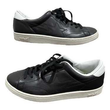 A Bathing Ape Bapesta leather low trainers - image 1