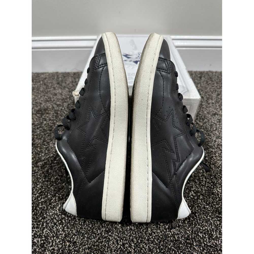 A Bathing Ape Bapesta leather low trainers - image 7