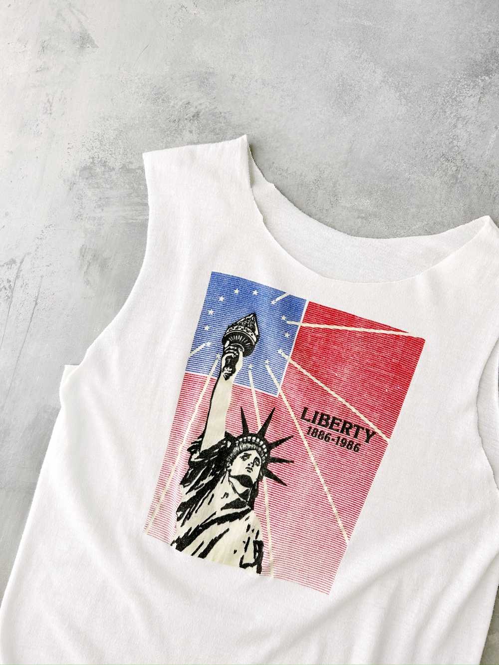 Statue of Liberty Centennial Tank Top '86 - XS - image 2