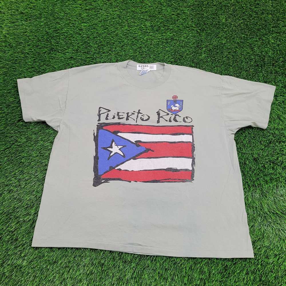 Hanes Vintage Puerto Rico Emblem Tee - XL 25x27 - image 1