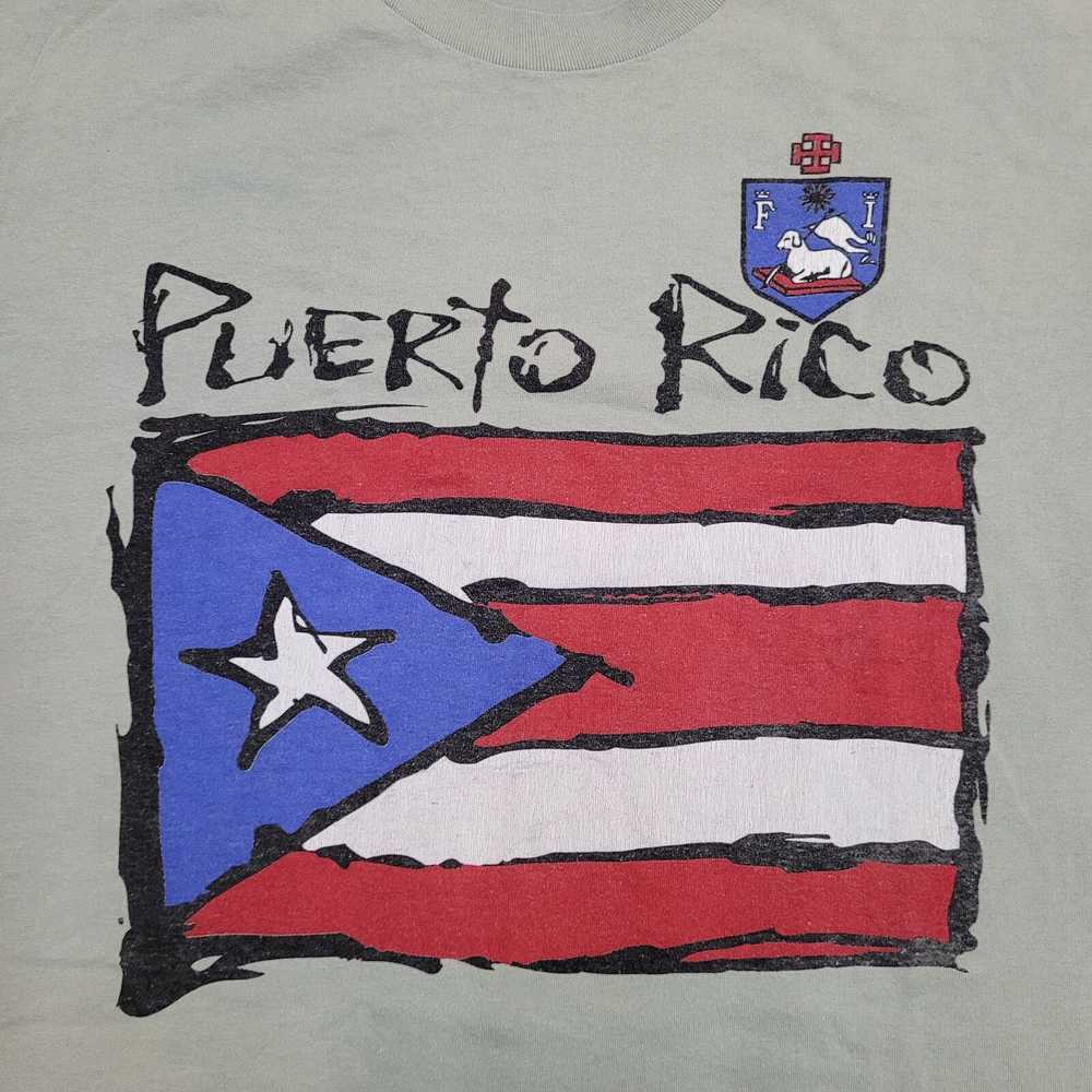 Hanes Vintage Puerto Rico Emblem Tee - XL 25x27 - image 9