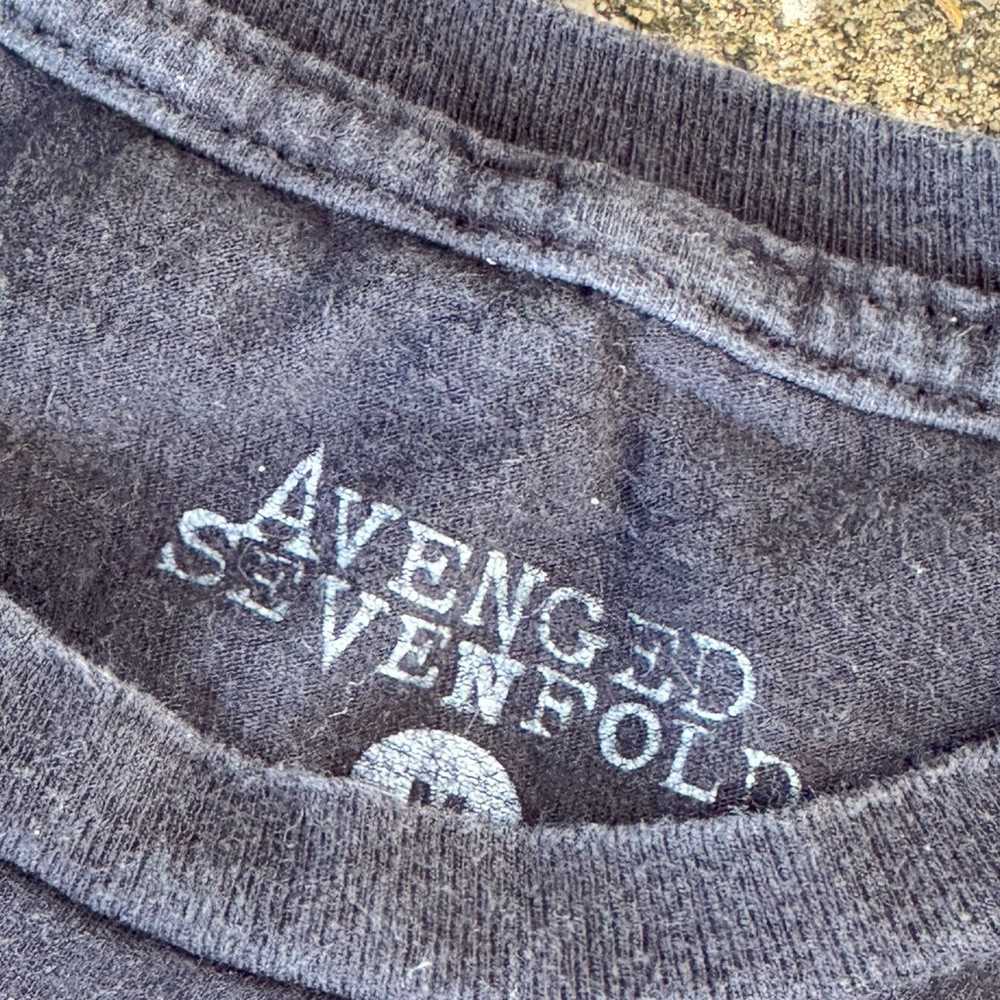 avenged sevenfold mens black short sleeve T-shirt… - image 3