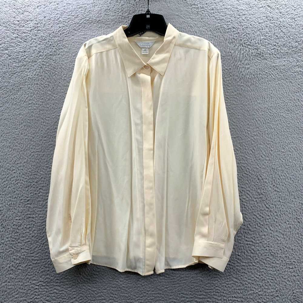 Vintage CJ Banks Shirt Womens 2X Button Up Blouse… - image 1