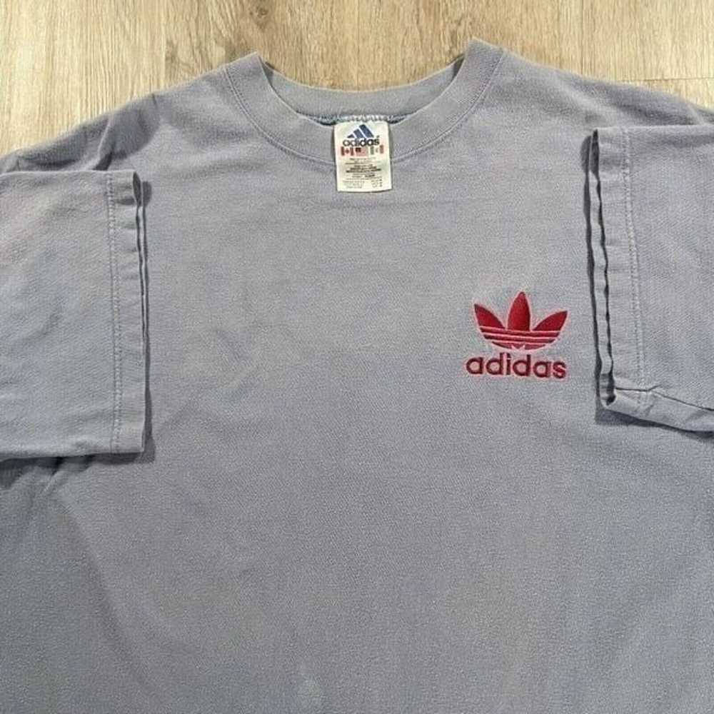 Vintage Adidas T-Shirt Men Medium Sports Soccer M… - image 1