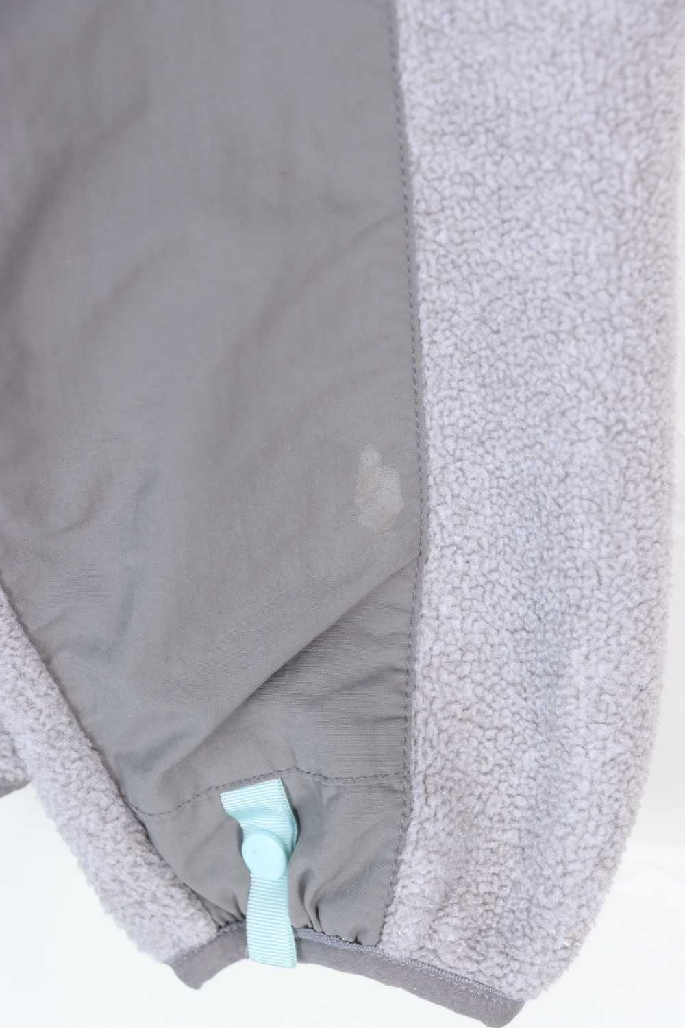 THE NORTH FACE Grey & Teal Panel Fleece Jacket (W… - image 5