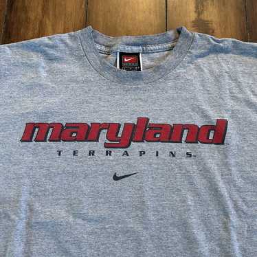 VTG Nike Maryland Terrapins T-Shirt Mens XL Cente… - image 1