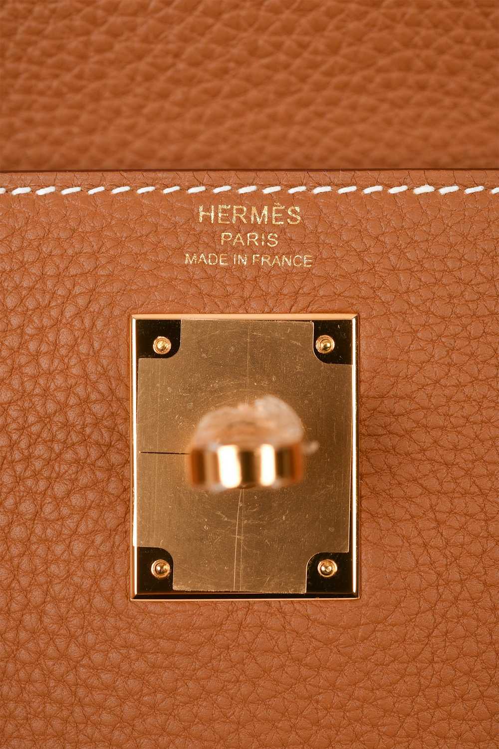 Hermès 2023 Gold Togo Leather Kelly II Retourne 2… - image 6