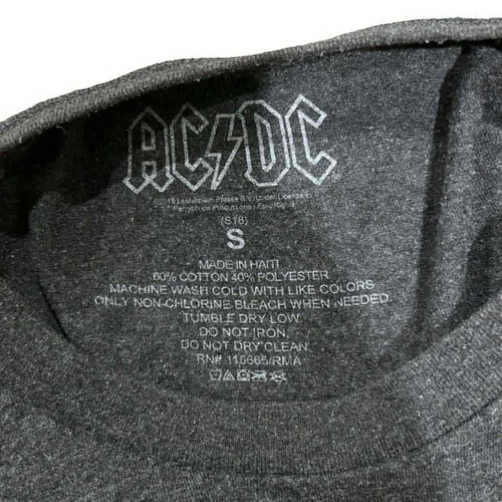 AC/DC AC/DC AC DC Red Yellow Gray Cutoff T-Shirt … - image 3
