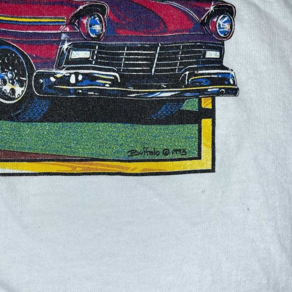 Vintage 90s Fifty 567 Hot Rod 1993 racing T-Shirt… - image 4