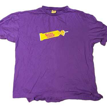 Vintage sugar daddy candy purple t shirt