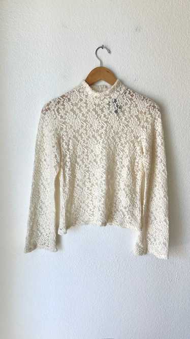 Vintage Ivory Lace Blouse (M) | Used, Secondhand,…