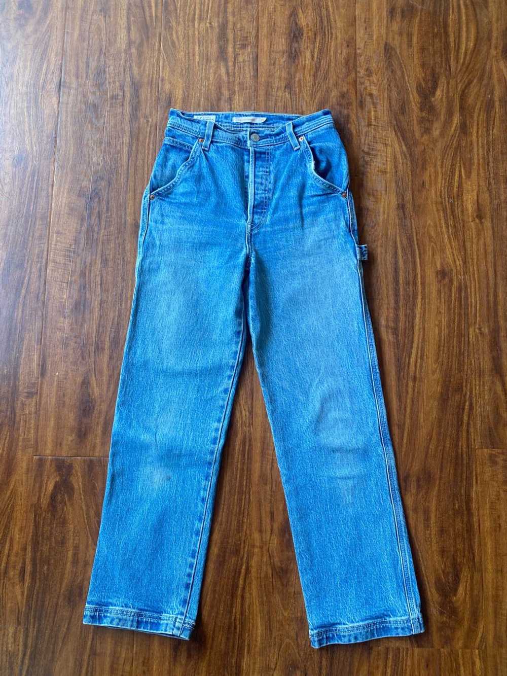LEVI'S Ribcage straight carpenter jeans (24") |… - image 1
