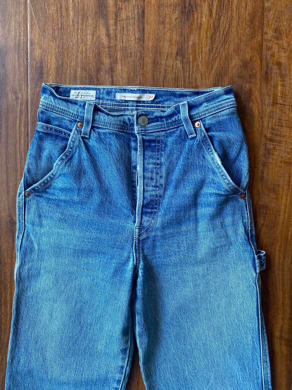 LEVI'S Ribcage straight carpenter jeans (24") |… - image 2