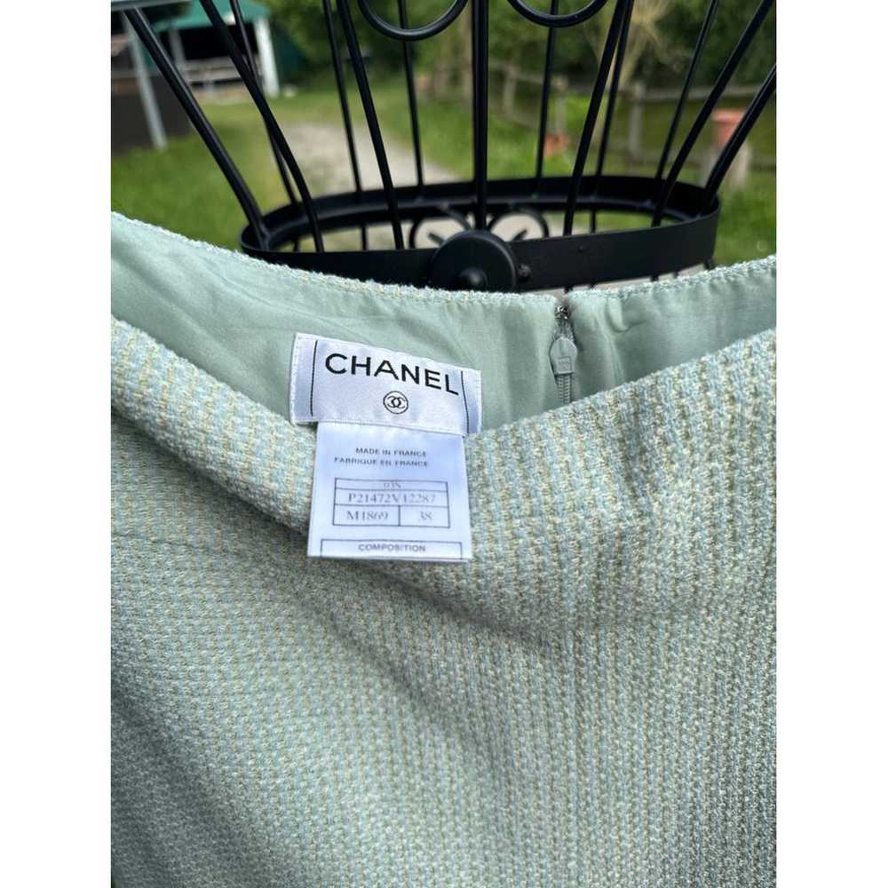 Chanel Wool mid-length skirt - image 3